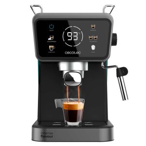 سيكوتك ماكينة قهوة إسبرسو Power Espresso Touch ColdBrew، بقدرة 1350 واط، مضخة ضغط 20 بار، شاشة لمس، نظام للقهوة الباردة والساخنة، أنبوب بخار قابل للتوجيه، خزان ماء قابل للإزالة بسعة 1.5 لتر، سطح لتسخين الأكواب