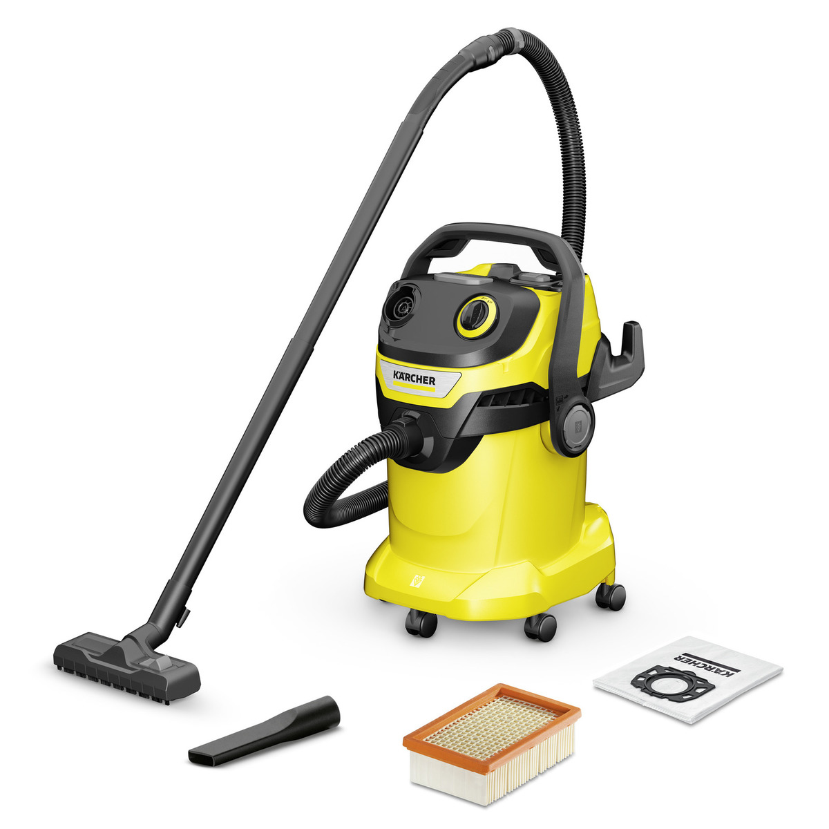Karcher Karcher WD 5 Multi-Purpose Vacuum Cleaner — 1100W High Suction Power, Wet & Dry Cleaning Technology, 25L Capacity, Washable Flat Pleated Filter, Blower Function, Compact Design, Ideal for Homes, Workshops, and Car Cleaning Cleaner — 1100W High Suction Power, Wet & Dry Cleaning Technology, 25L Capacity, Washable Flat Pleated Filter, Blower Function, Compact Design, Ideal for Homes, Workshops, and Car Cleaning