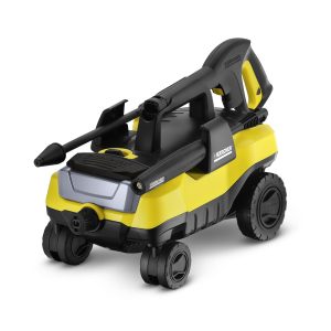 Kärcher K 3 Follow Me High Pressure Washer — up to 1800 PSI (approx. 120 bar), 1.3 GPM (~4.9 L/min) flow rate, unique four‑wheel “Follow Me” design that follows you while cleaning, 7.5 m high‑pressure hose, ideal for cleaning cars, stone, driveways and facades