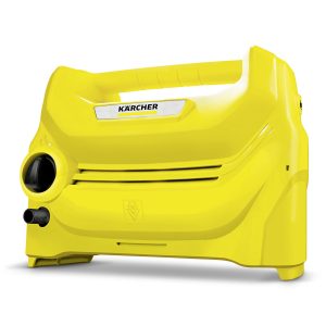 Kärcher K 1 High Pressure Washer — up to 110 bar power, compact & lightweight design, equipped with Quick Connect hose system, reinforced plastic housing, 3 m high‑pressure hose included, ideal for washing small cars, bikes, outdoor furniture and patios.