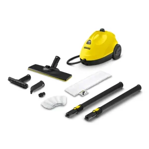 Karcher SC2 Multi-Purpose Steam Cleaner for Deep Cleaning & Disinfection – 1500W Power, 3.2 Bar Pressure, 1L Tank, Safety Lock  Accessory Storage – German Technology