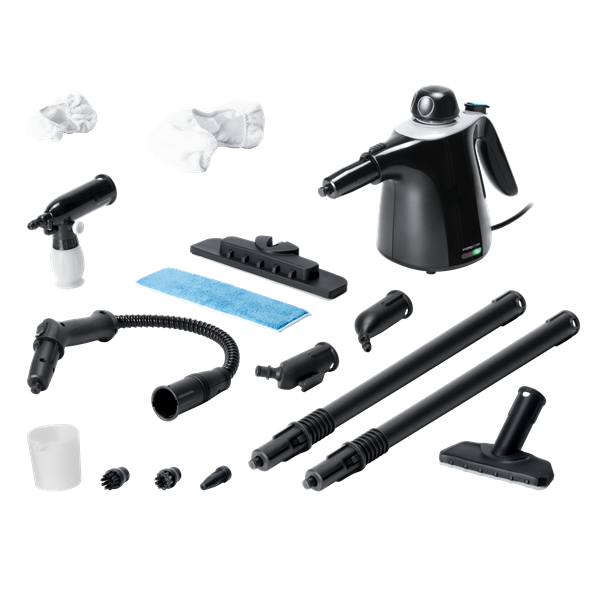 سيكوتك جهاز تنظيف بالبخار HydroSteam 1040 ActiveSoap بقوة تشغيل 1100 واط (05516) جهاز تنظيف بالبخار من سيكوتك بقدرة تشغيل 1100 واط، مصمم لتوفير تنظيف وتعقيم عميق لمختلف الأسطح داخل المنزل مع إمكانية استخدام منظف إضافي عبر خاصية ActiveSoap للحصول على نتائج تنظيف أقوى.